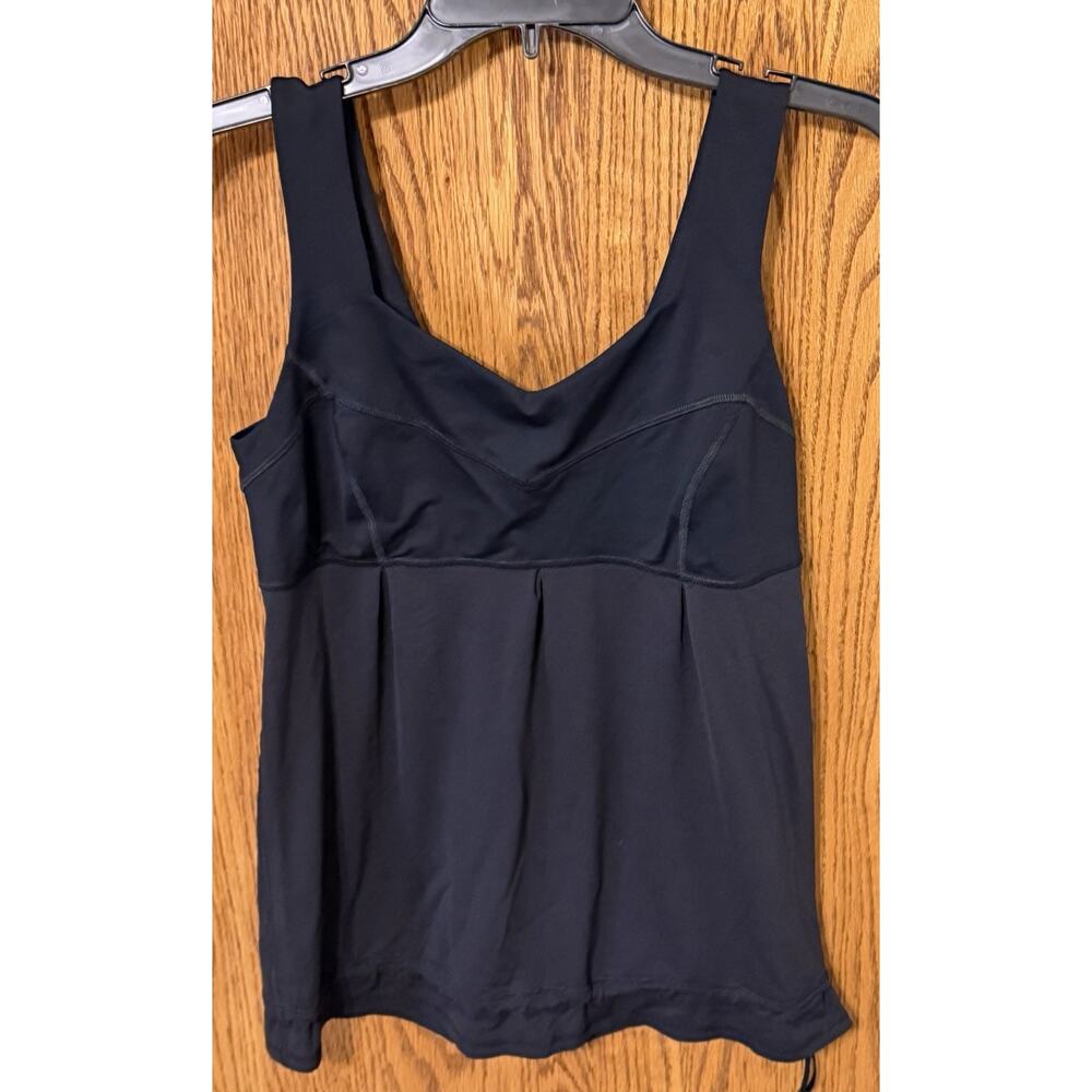 Lululemon Tank Black Size 10 With Scrunch On The Bottom